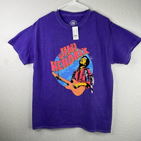 Jimi Hendrix Purple Vintage-Inspired Graphic Band T-Shirt Size Large - Picture 6 of 7